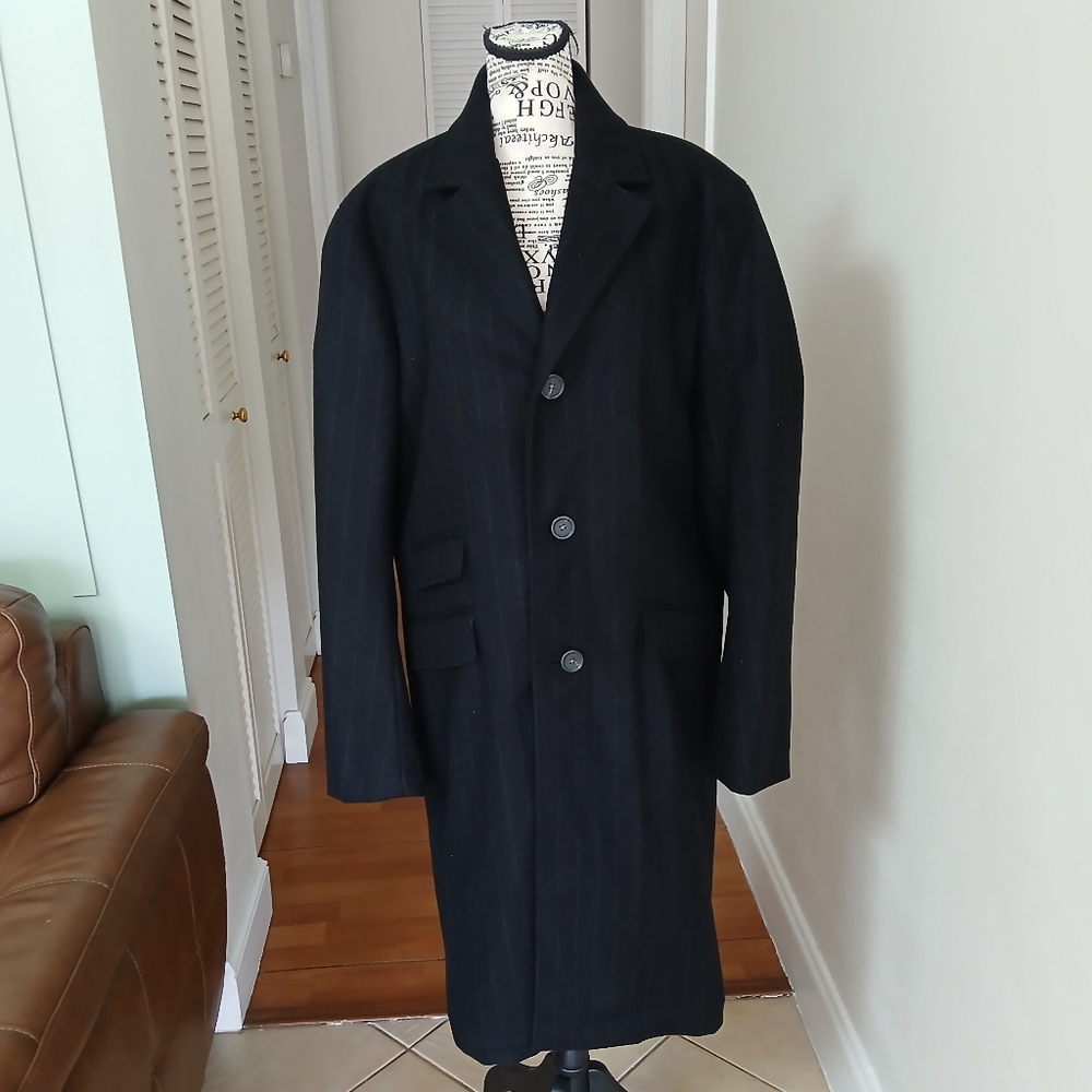 Theory Black Men's Coat